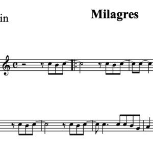 Partitura Gospel Melódica - Milagres (André Valadão)