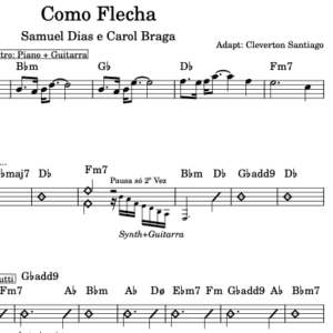 Partitura Gospel Como Flecha