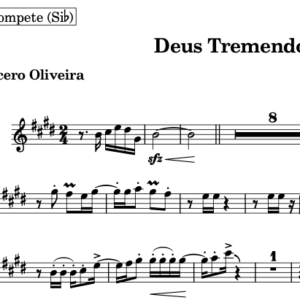 Partitura do Naipe de Metais - Deus Tremendo (Cícero Oliveira)