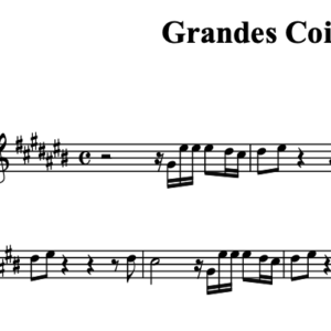 Partitura Gospel Melódica da Música "Grandes Coisas" - Fernandinho