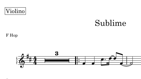 Partitura Gospel Melódica da Música "Sublime" - FHop - Imagem 2